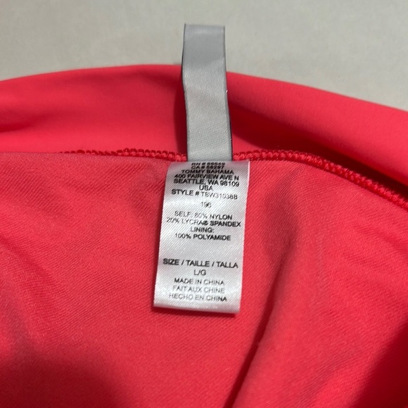 Tommy Bahama Pink Bikini Set with Bandeau Top - Picture 11 of 14